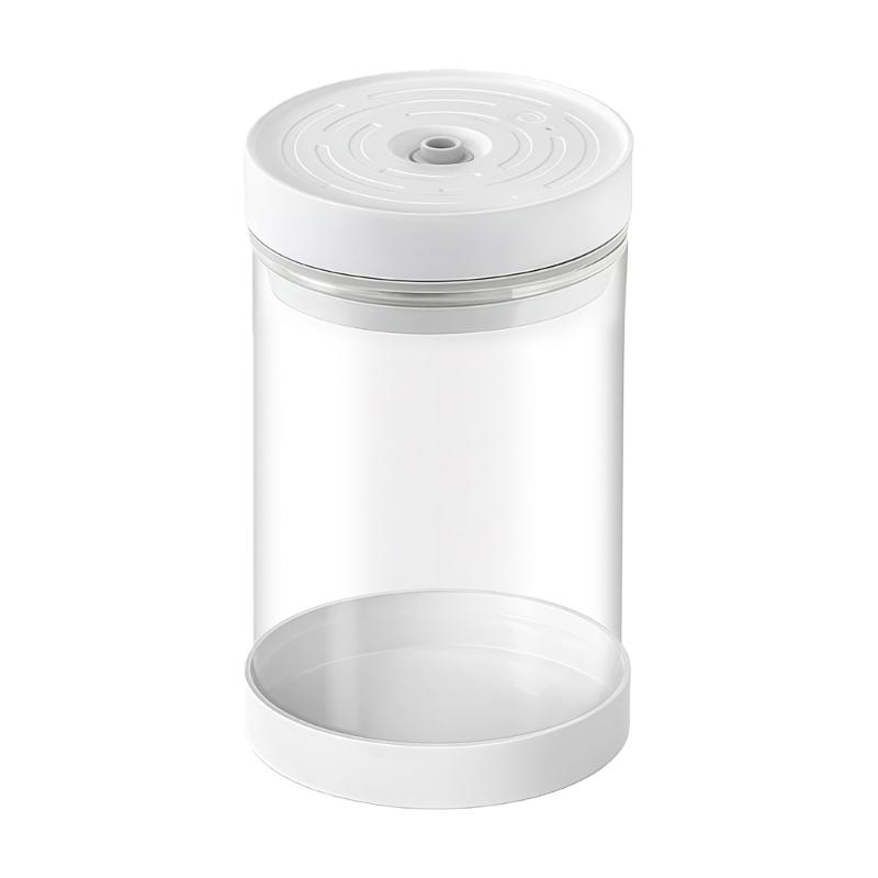 Airtights Coffee Canister Plastic Coffee Storage Container Kitchen Supplies Automatic Vacuum Coffee Canister for Food