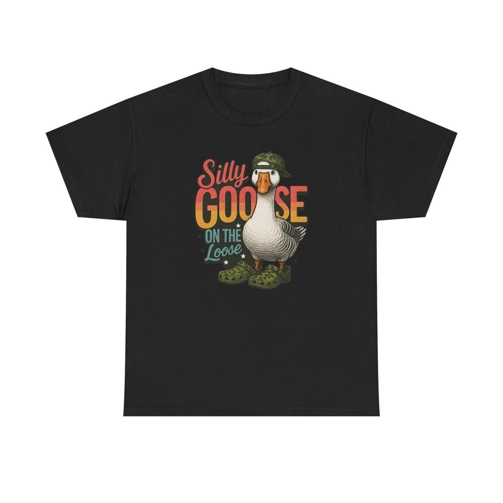 Silly Goose On The Loose Graphic TShirt Unisex Heavy Cotton Tee NEW Unisex T-Shirt XXL