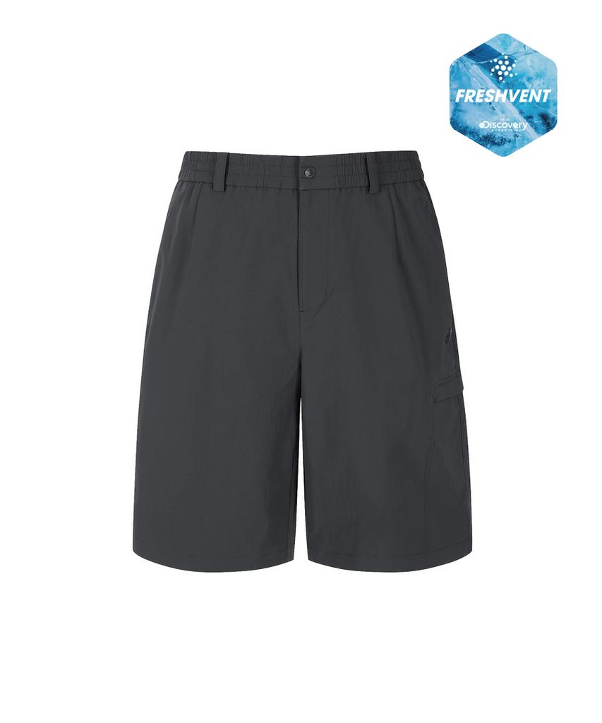 DISCOVERY EXPEDITION Men'S Freshvent Hidden Pocket Bermuda Shorts (D.Grey)