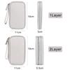 Portable Cable Winder Organizer Digital Product Storage Bag for Power Bank Digital Cable Case Earphone Cloth Earphone Case