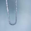 Men's Hip Hop Micro Pave Zircon Single Row Diamond Tennis Chain Necklace