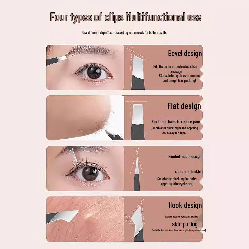 Edelstahl 96 Damen Augenbrauen- und Wimpernhaarentfernungs Pinzette
