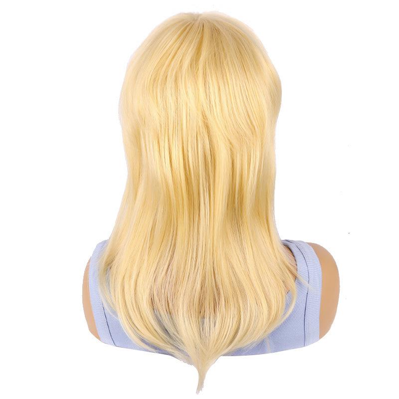 European and American wigs Women's short gold elf wigs PixieCut personalized short hair cover