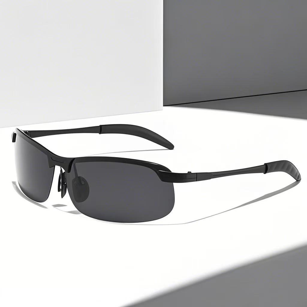 Men s Photochromic Polarized Cycling and Night Vision Sunglasses 3043 C3043 Black Grey