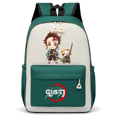 Japan Cartoon Comics Demon Slayer Student Backpack, Korean Style Trendy Dual Shoulder Backpack 0018