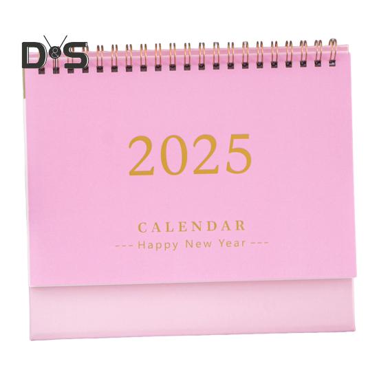 Mini-Tischkalender 2025, Tagesplaner, Klappkalender, To-Do-Liste, Notizblock, Zeitmanagement, Terminplaner, Organizer für Büro, Zuhause, Schule