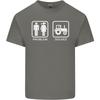 Tractor Problem Solved Driver Farmer Funny Unisexs Light Cotton TShirt