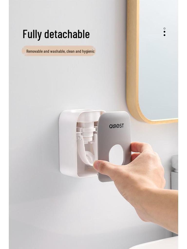 2024 Automatic Wall-Mounted Toothpaste Squeezer & Holder for Kids