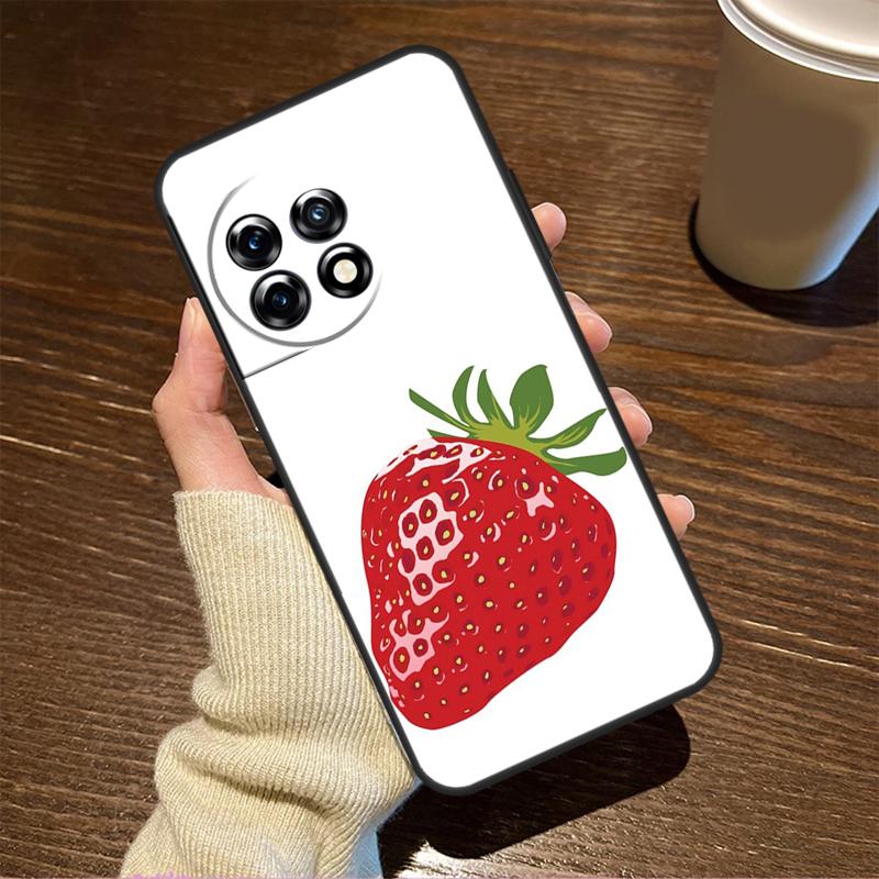 Strawberry For OnePlus Nord CE 5 2 3 4 Lite N20 N30 Case For OnePlus 15 R 13 12 11 8T 10T 13T 12R 13R