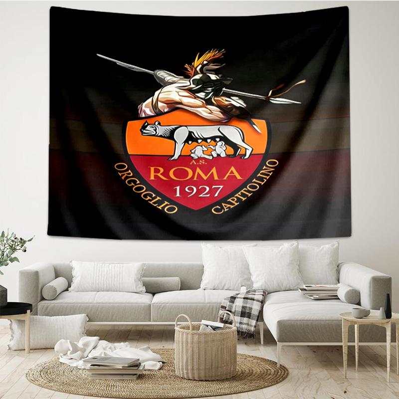Football Club Emblem Tapestry Hanging for Bedroom,Livingroom, Playroom,Decor Art Room Wall Tapestry Holiday and Birthday Gifts