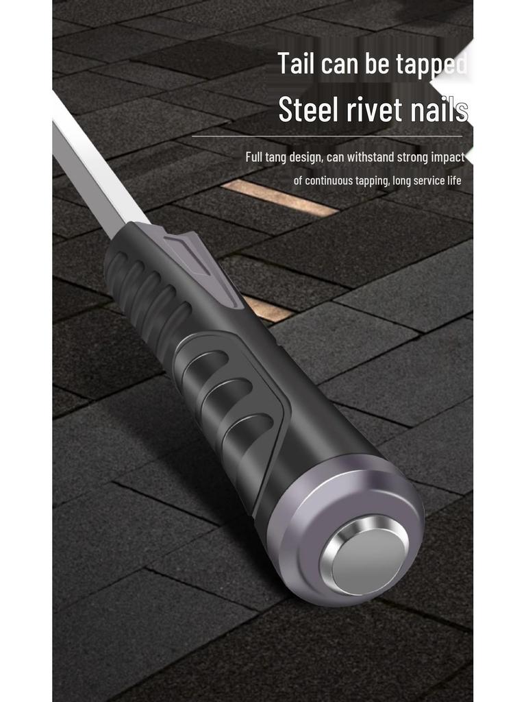 Extra Large Slotted Screwdriver and Self-Defense Pry Bar