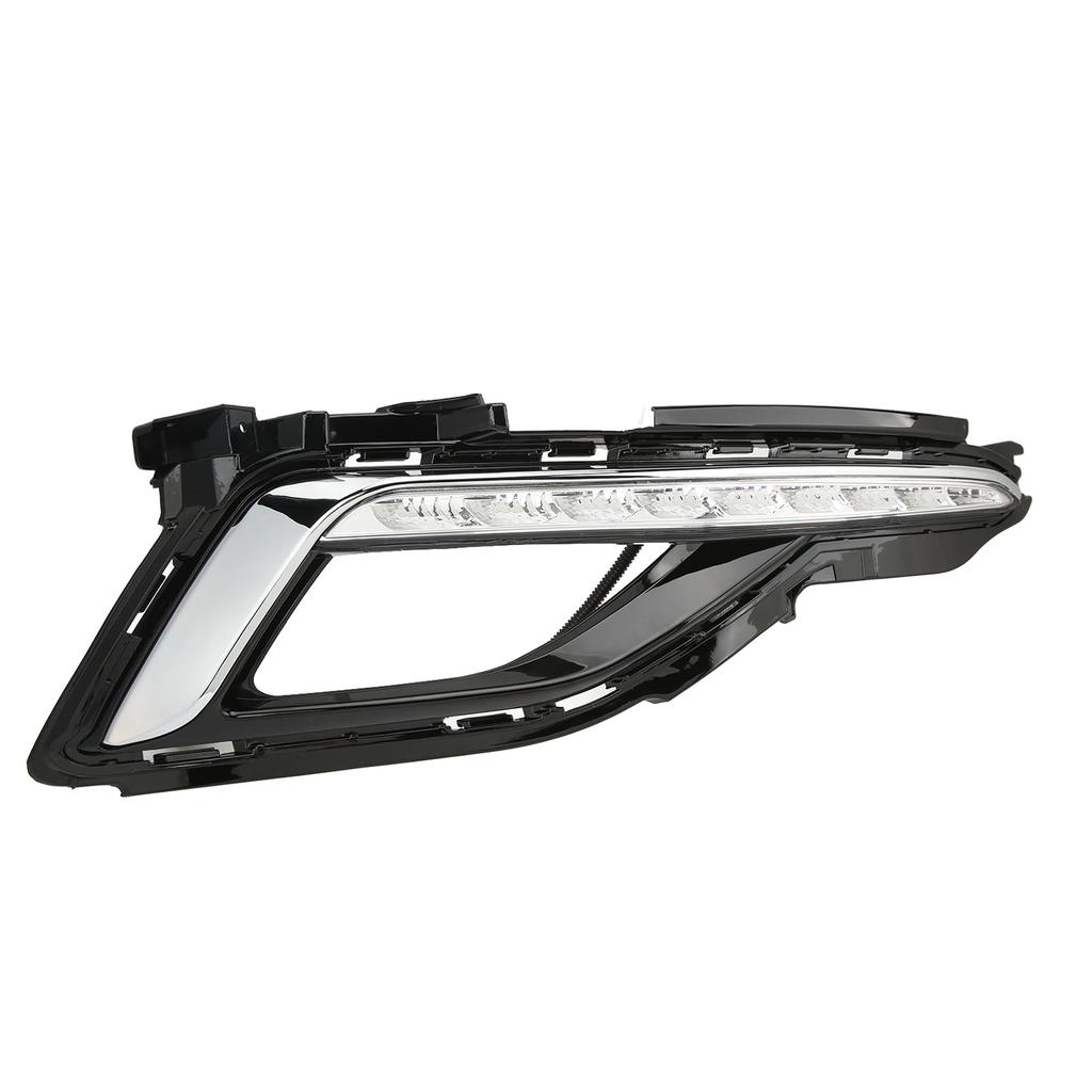 Left Right White LED Daytime Running Light Fog Lamp Replacement for Hyundai Sonata 2015?2017