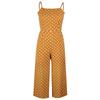 Elegant Womens Polka Dot Jumpsuit With Sleeveless And Wide Leg Pants Backless Design
