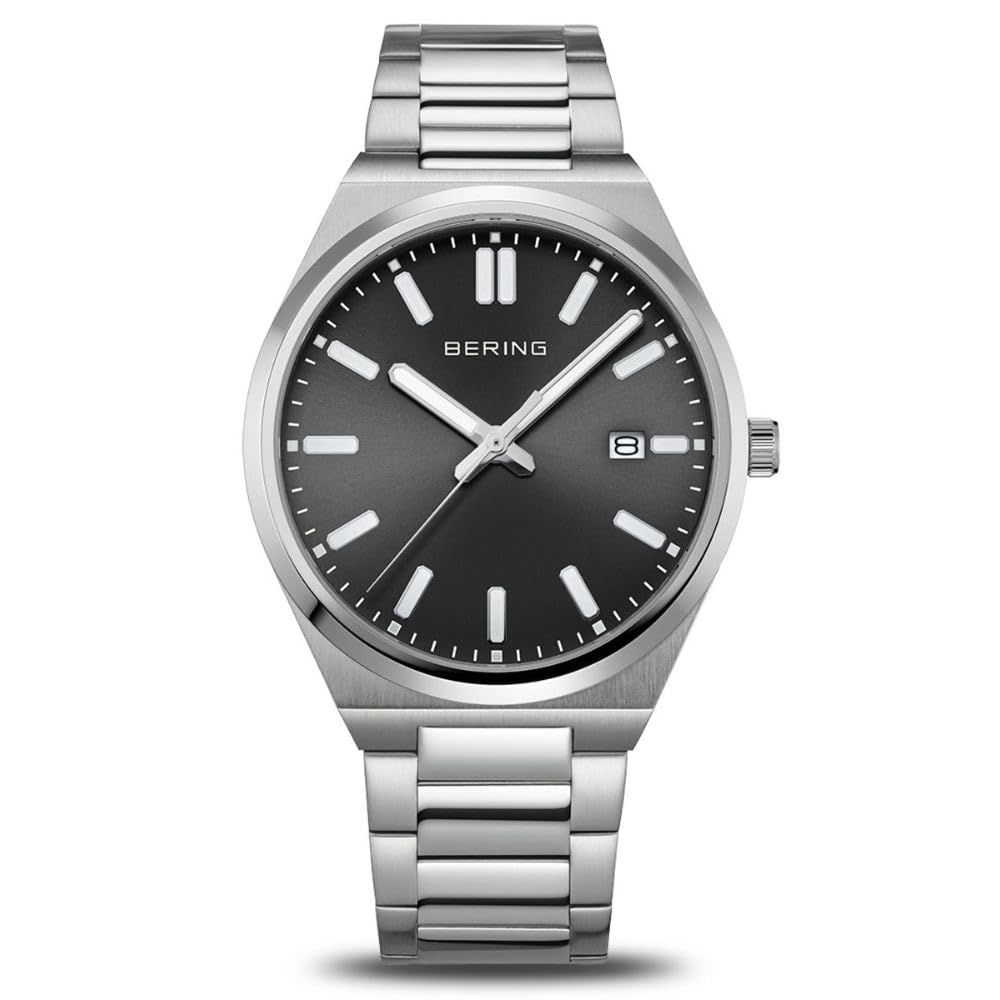 BERING Classic Link Men's Watch, Silver, 17639-702