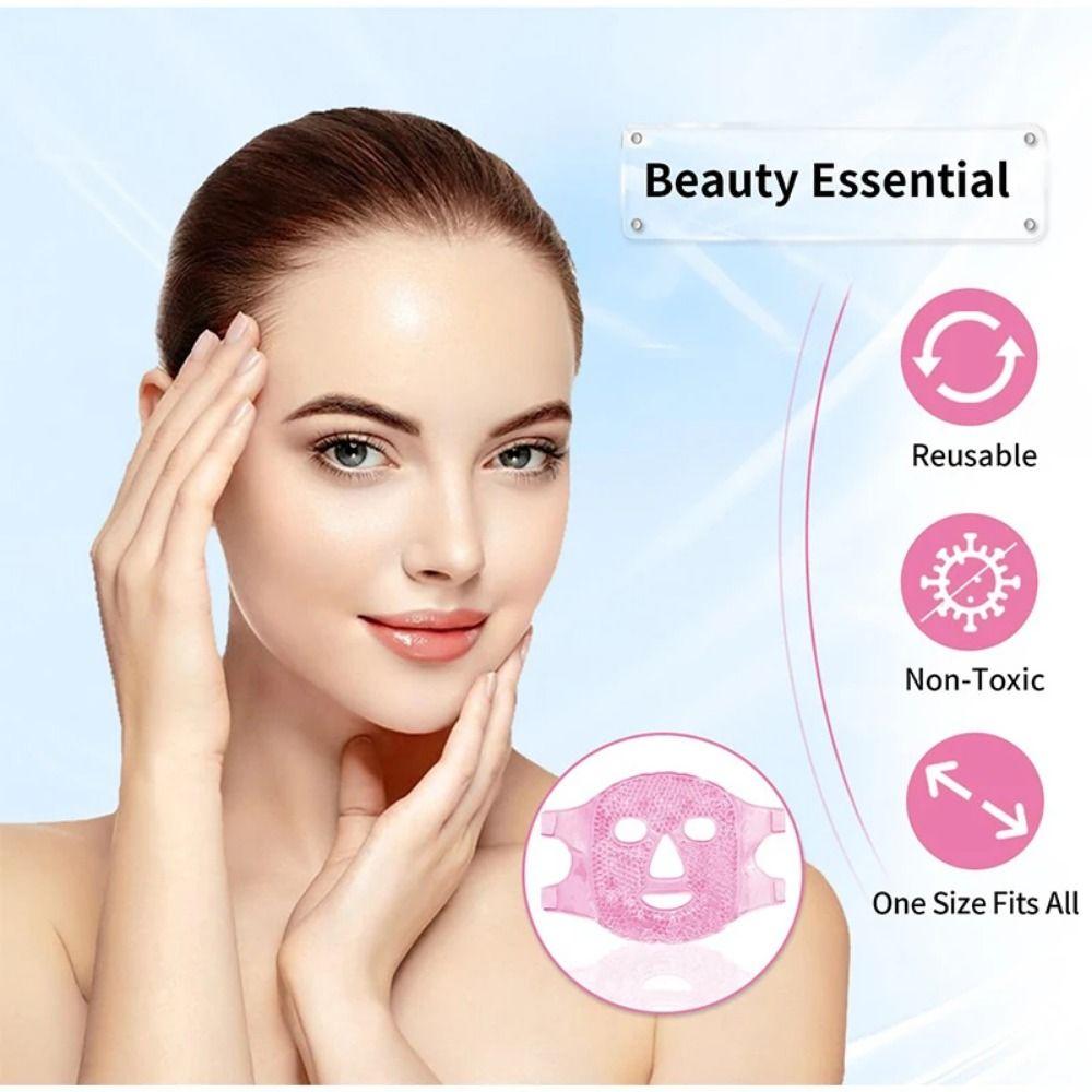 with Gel Ice Beads Cooling Sleep Mask Cooling Massager Gel Beads Eye Mask  Beauty Device