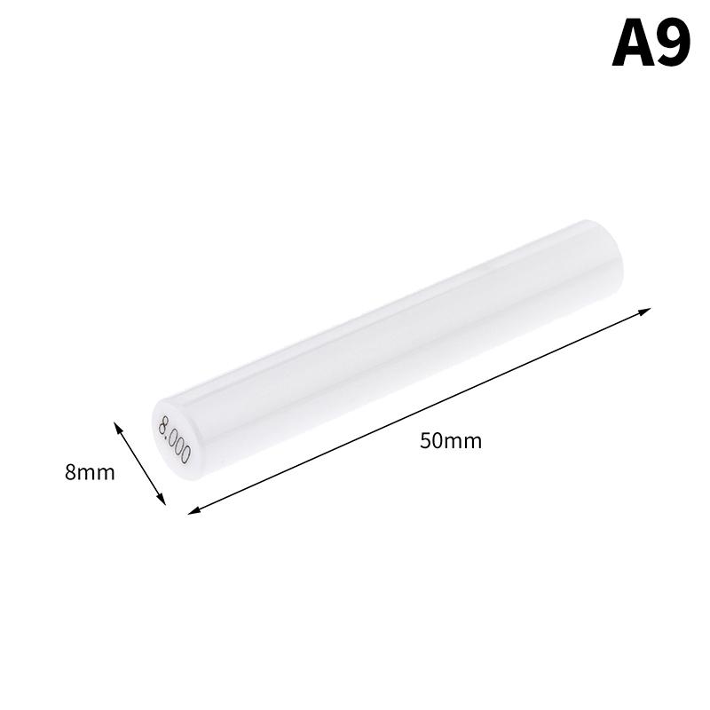 1Pc Range 0.5-10.00Mm,Ceramic Pin Gauge Grade 0 Gauge Tools For Carpentry Inspection Mechanical And Measurement