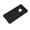 Coque de Téléphone Housse de Protection de Téléphone Silicone PC Absorption des Chocs Anti-Empreintes Digitales Tache Accessoire de Téléphone Minimaliste Noir Pour