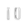 Ania Haie Wide Paper Clip 925 Silver Earrings E058-08H