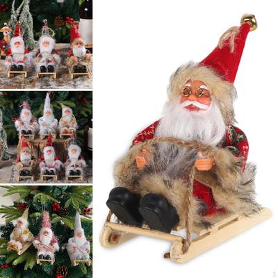 Weihnachtsbaum-Anhänger, Weihnachtsmann-Puppe, Hängedekoration, nordisches Geschenk, Ornament, Weihnachten