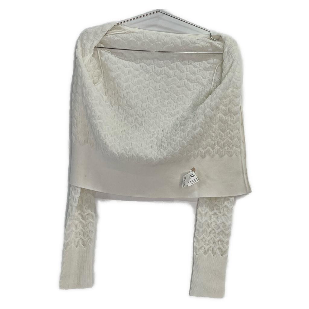 ALAIA White 5110904821959 Cotton Blend Cardigan tops 38 whiteUsed