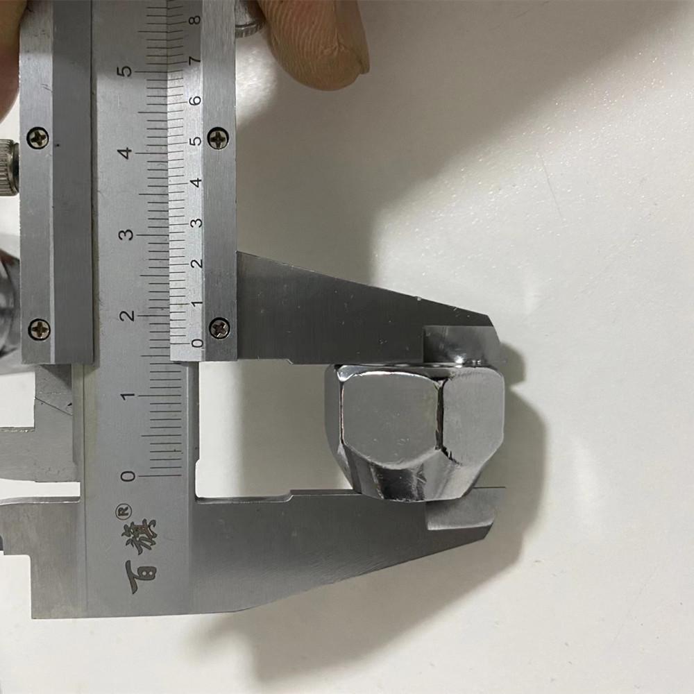 10 pièces Hauteur 16mm Écrous de Roue M12x1.25,M12x1.5, M14x1.5,1/2"-20 Écrous de Roue de Remorque Acorn 21mm Hexagonal