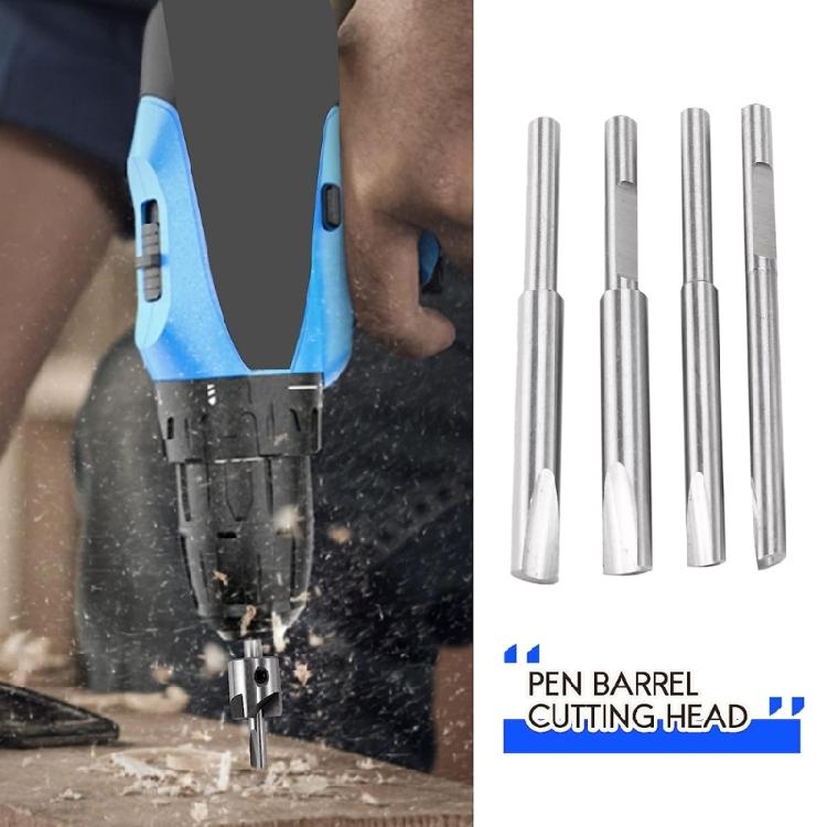 Precision Pen Barrel Trimming System with Cutting Head and Pilot Shaft Set DIY