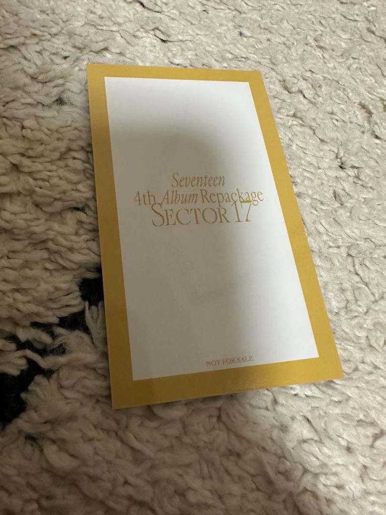 [USED] Seventeen Jeonghan Tower Records Bonus