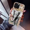 Elephant Mandala Aztec Phone Case For iPhone 17 Air 16 15 Pro Max 14 Plus 13 Mini 12 11 Cover 7 8 SE Silicone Shell Print Fundas