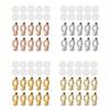 20x Clip-on Earrings Converter with Comfort Earring Pads DIY for Non-Pierced Ear