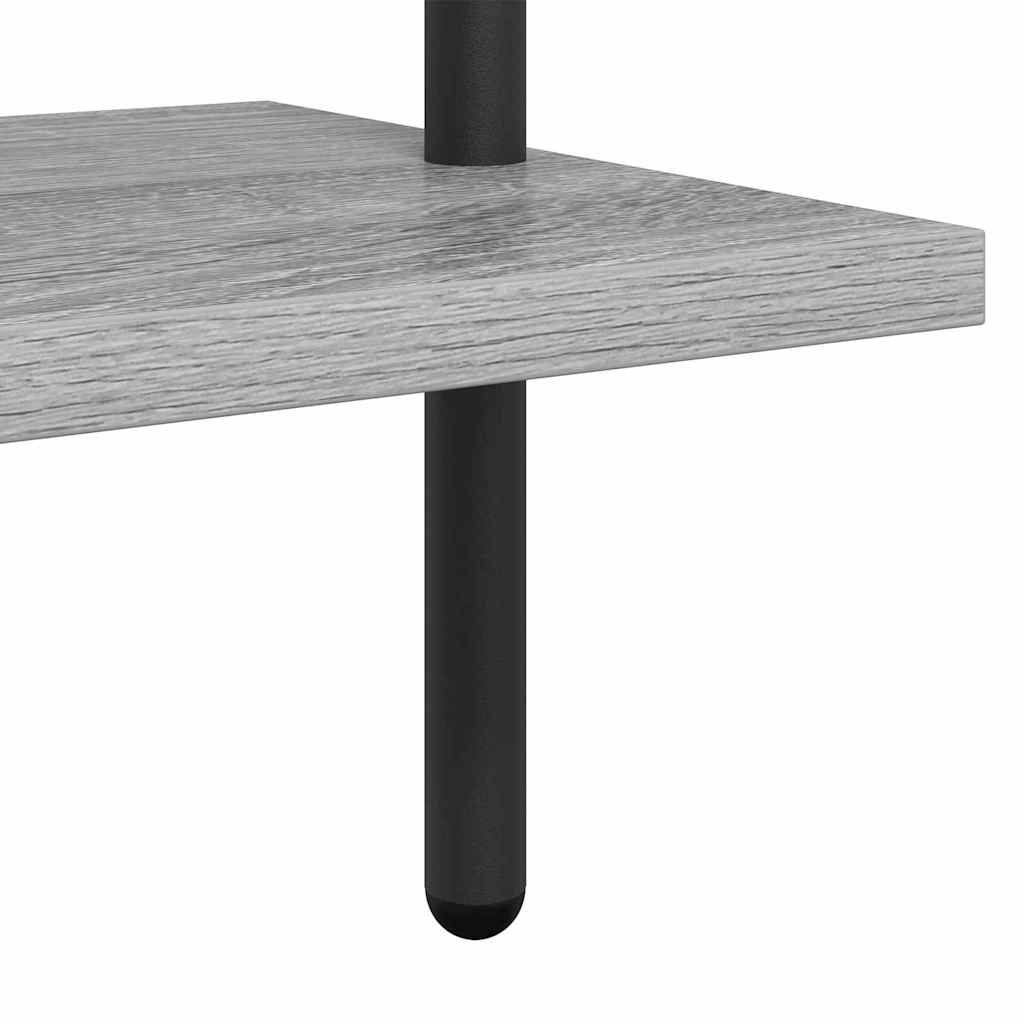 Bookshelf Grey Sonoma 60 x 24 x 168 cm Particleboard