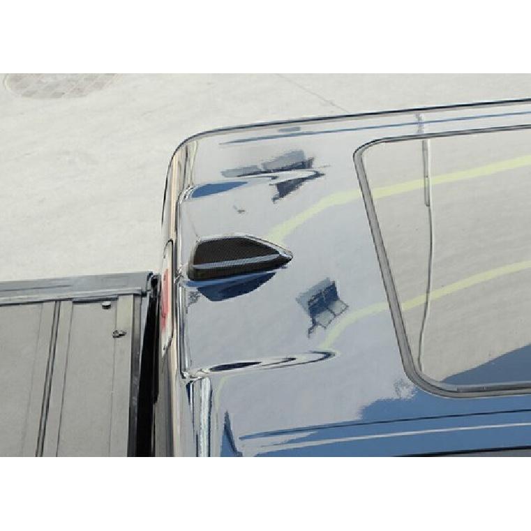 For Dodge Ram 1500 2019-2024 Carbon Fiber Shark Fin Antenna Aerial Cover Trim