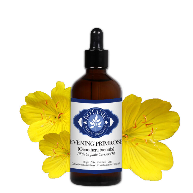 Botanic England Органическое масло вечерней примулы 100 мл Холодного отжима Нерафинированное