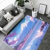 Famous Japanese Mountain Mount Fuji Floor Mat Soft Thickened Flannel Door Mat Non-Slip Living Room Rug Home Decor