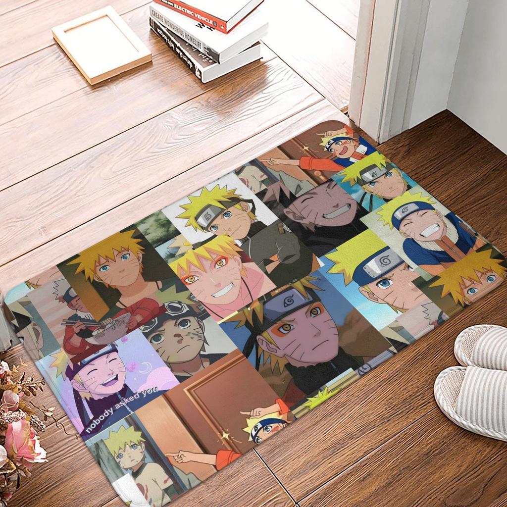 Anime Narutos Uzumaki Itachi Door Floor Bathroom Kitchen Mat Anti-Slip Indoor  Doormat Living Room Entrance Carpet Rug