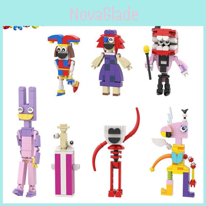 Fantastisches digitales Zirkus-Baustein-DIY-Plastikspielzeug