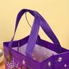 4pcs Halloween Theme Non-woven Cloth Gift Shopping Bag with Handle Reusable Pumpkin Bat Creative Trick or Treat Goodie Bags