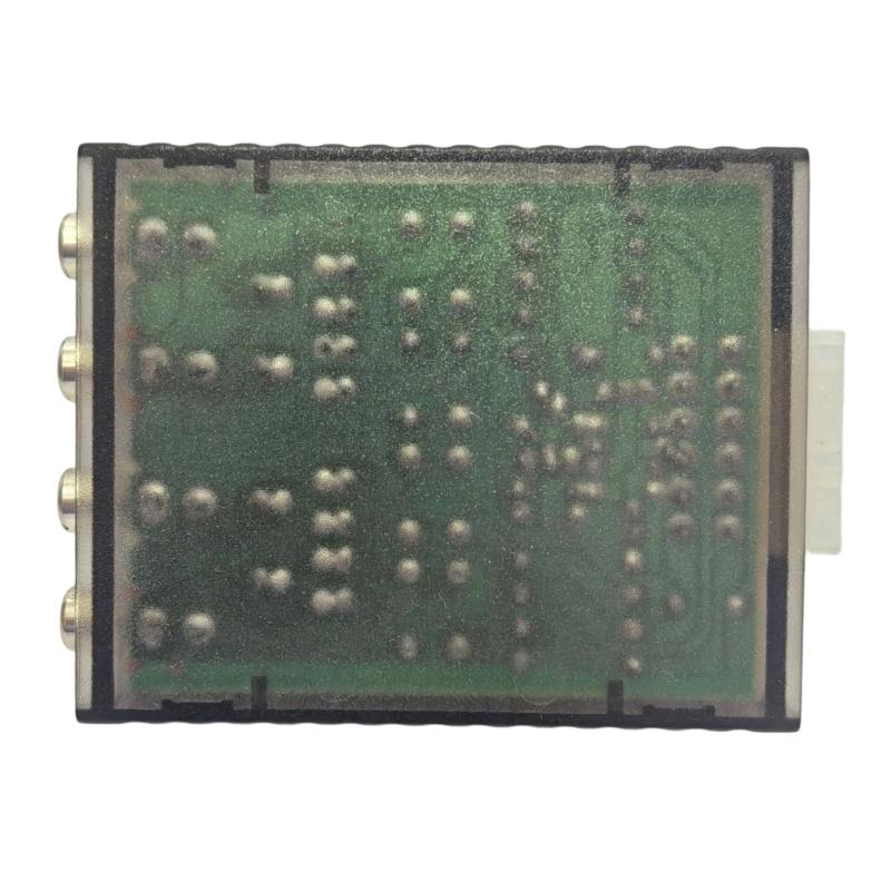 Powerful 4 Channel Sound Splitter ABS Car Sound Processor for Car Subwoofer Enhancing Music Experience On The Road