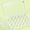 24 Grid 0.8ml Watercolor Pigment Packaging Box Portable Small Capacity Moisturizing Box Magnetic Seal
