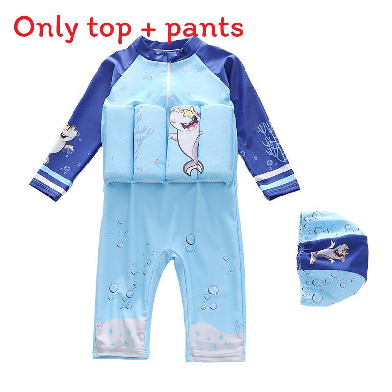 Kinder Haifisch Cartoon Schwimmweste aus Polyester für Schwimmen und Wassersport