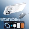 For iPhone 17 Pro Magnetic Case Gradient Glitter Shockproof TPU PC Phone Cover Compatible with MagSafe