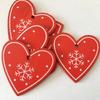 100PCS/Set Natural Wooden Christmas Ornaments Hanging Pendants Kids Toys Snow Elk Chirstmas Tree CDN
