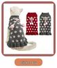 Pet Fall/Winter Outfit: Knit Sweater & Plaid Skirt with Bow-Tie for Dogs and Cats, Faux Two-Piece Design