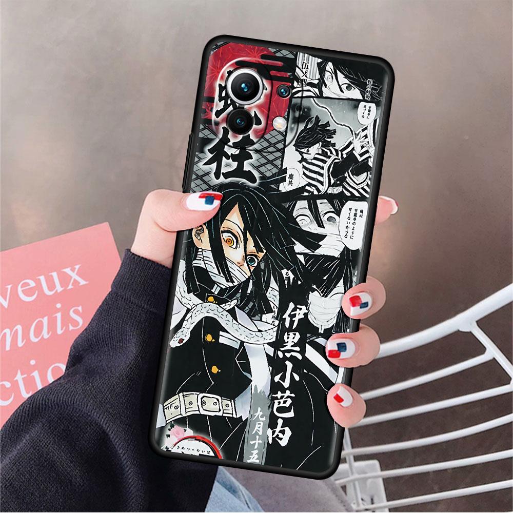 

Чехол Kimetsu Funda с аниме-убийцей демонов для Xiaomi Mi 11 Lite 5G NE 11T Pro 10T 9T Note 10 12 12X 12S Ultra Soft Shell Phone Cover Mi Note 10 Lite