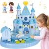 FYGUROSO Princess Castle with Magnetic Figures for Girls