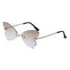 Transparent Sunglasses Women's Diamond Butterfly Sunglasses
