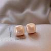 Simple Square Niche Gentle Temperament Versatile Earrings