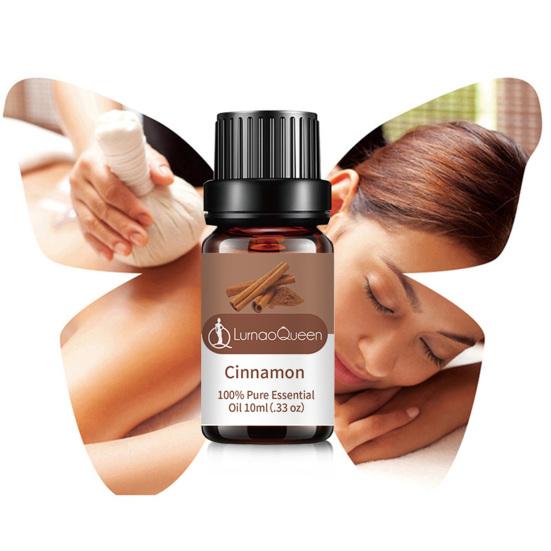 10ML Cinnamon Essential Oil Moisturizing Cinnamon Bark Single Massage Oil for Yoga Room