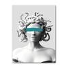Poster Artistico Medusa di Smeraldo Creature Mitologiche Stampe per Pareti Pittura su Tela Mitologia Greca Moderna per Galleria Decorazioni per la Casa