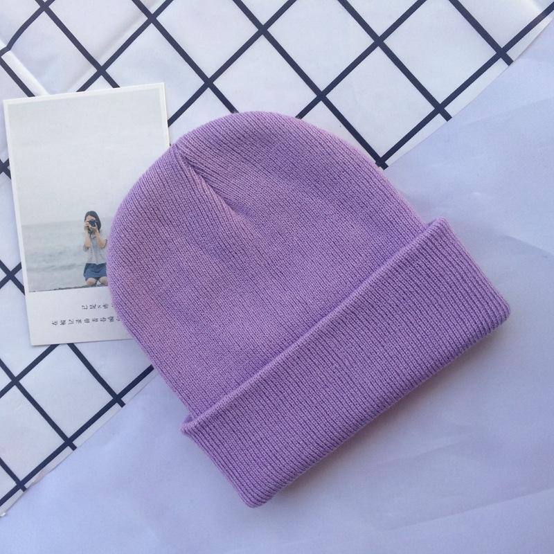 Custom Embroidery Logo Design Blank Plain Unisex Cheap Kids Children Baby Infant Beanies