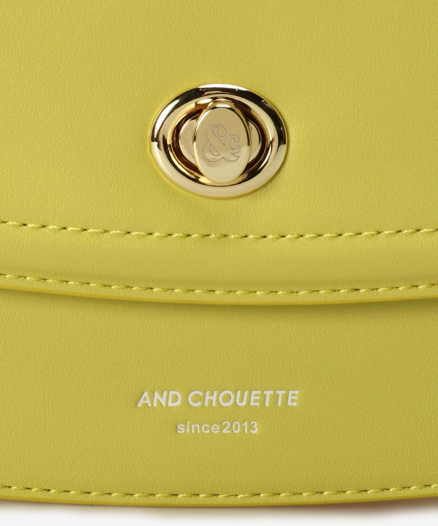 [And Chouette] Simple Two-tone Shoulder Bag